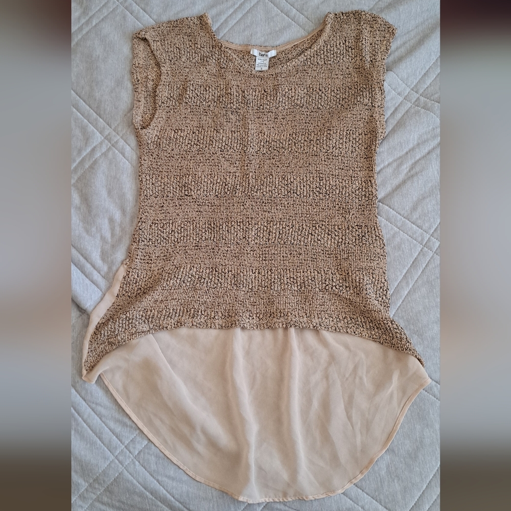bar III sweater tank top